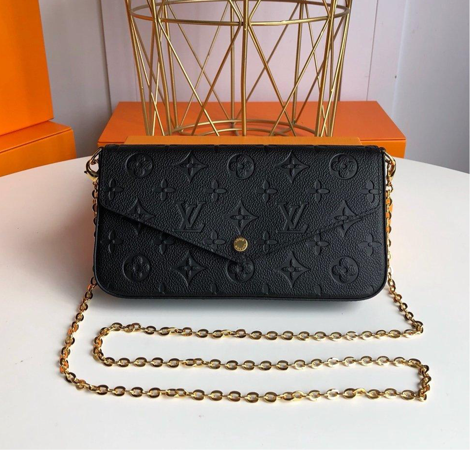 Louis Vuitton f¨¦licie pochette Black