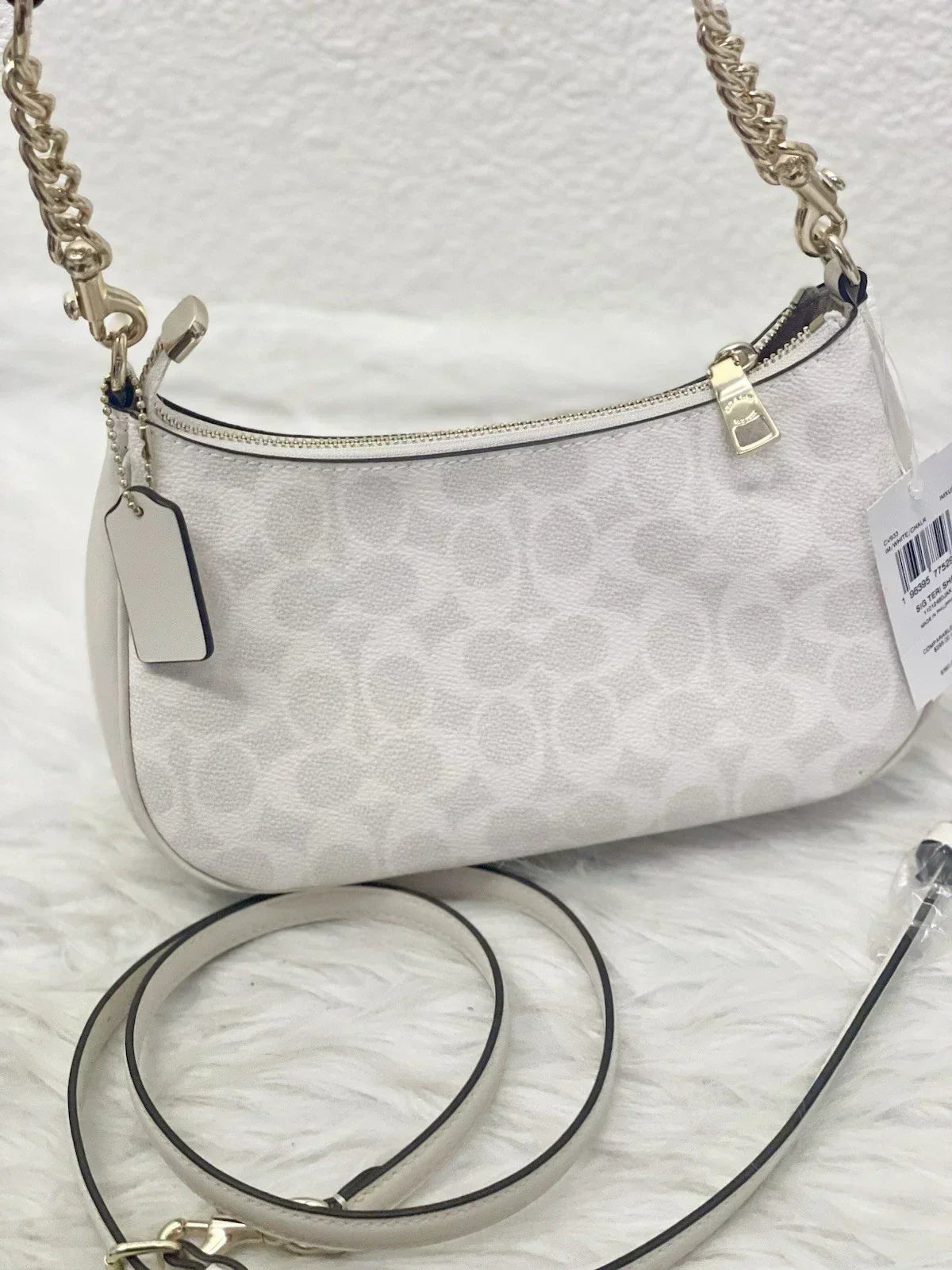 COACH Women¡¯s Teri Shoulder Bag Signature Canvas