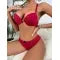 Women's Push-Up Lingerie Set â€?Backless Front-Closure Bra