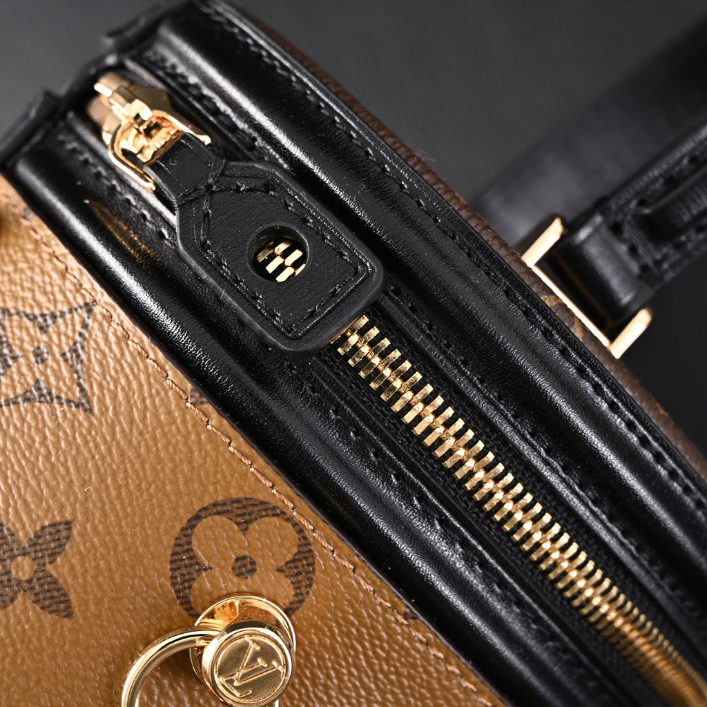 Louis Vuitton Cannes Bag ¨C Monogram Canvas Vanity Case with Top Handle (Small)