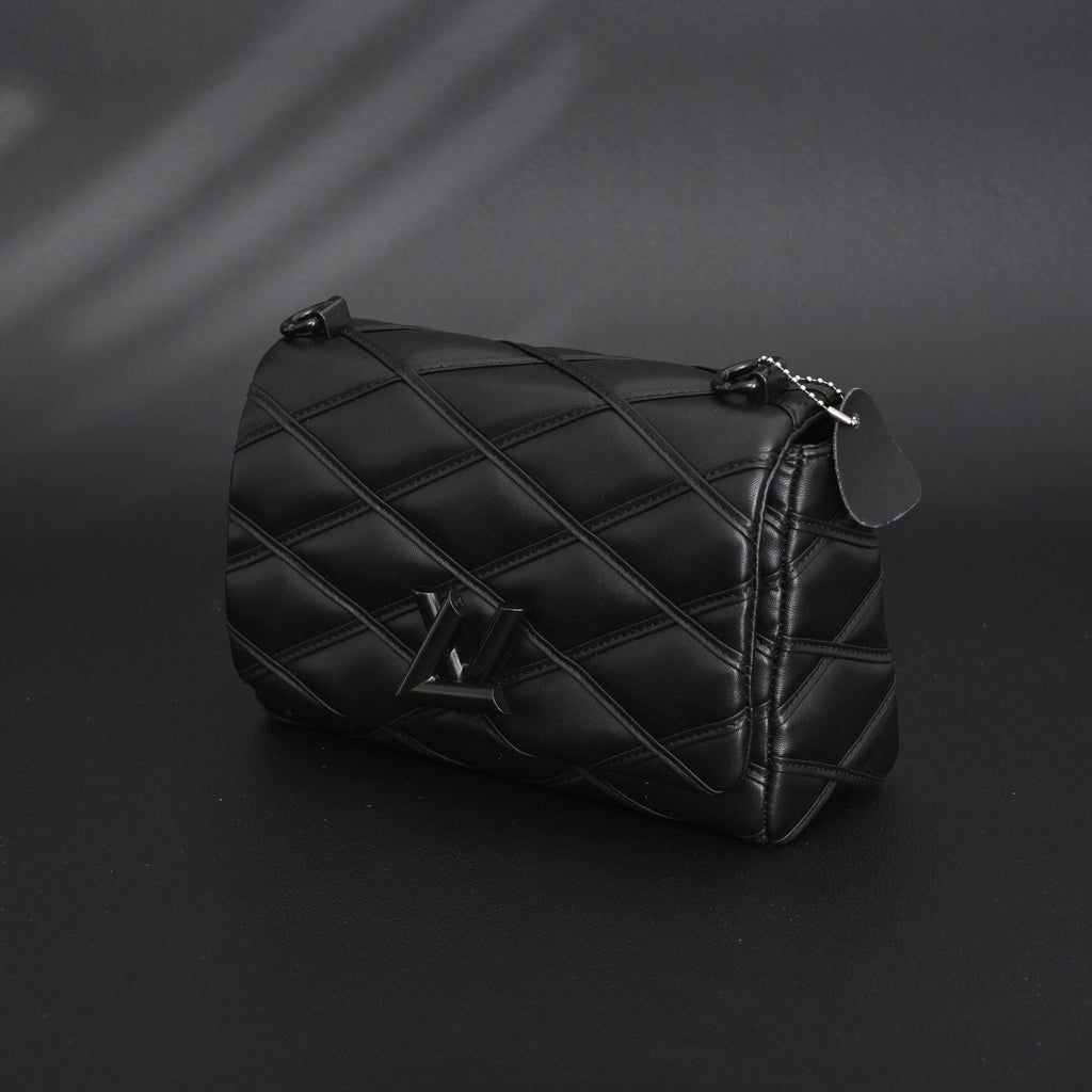 Louis Vuitton GO-14 MM Quilted Leather Chain Shoulder Bag ¨C Black