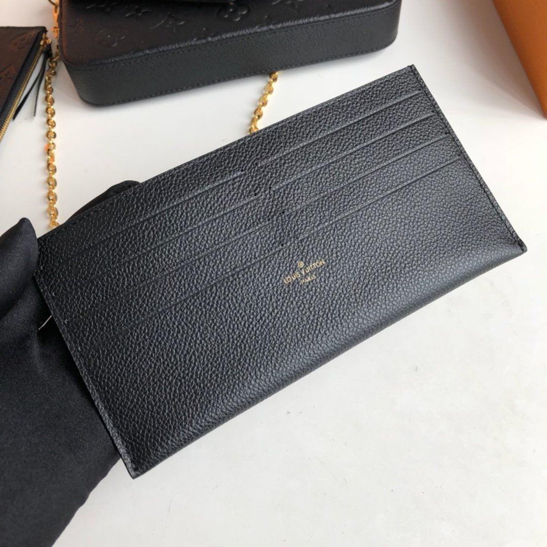 Louis Vuitton f¨¦licie pochette Black