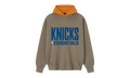 KNICKS SPORTS FIT HOODIE "HOMESTEAD HEATHER / ORANGE" 192NB256408F