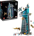 LEGO Marvel Avengers Tower Building Kit, Detailed Recreation of The Iconic HQ Featuring Classic Movie Scenes, 31 Figures and Authentic Accessories, Gift for Marvel Fans and Model-Makers, 76269
