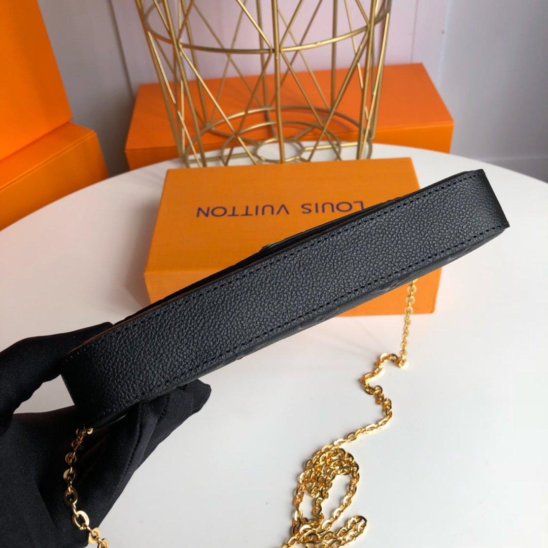 Louis Vuitton f¨¦licie pochette Black