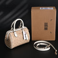 Coach Rowan Satchel ¨C Signature Canvas Top Handle Bag with Crossbody Strap (Khaki/Chalk)