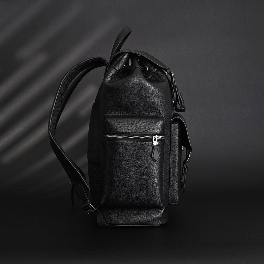 Prada Nylon & Leather Multi-Pocket Backpack ¨C Black