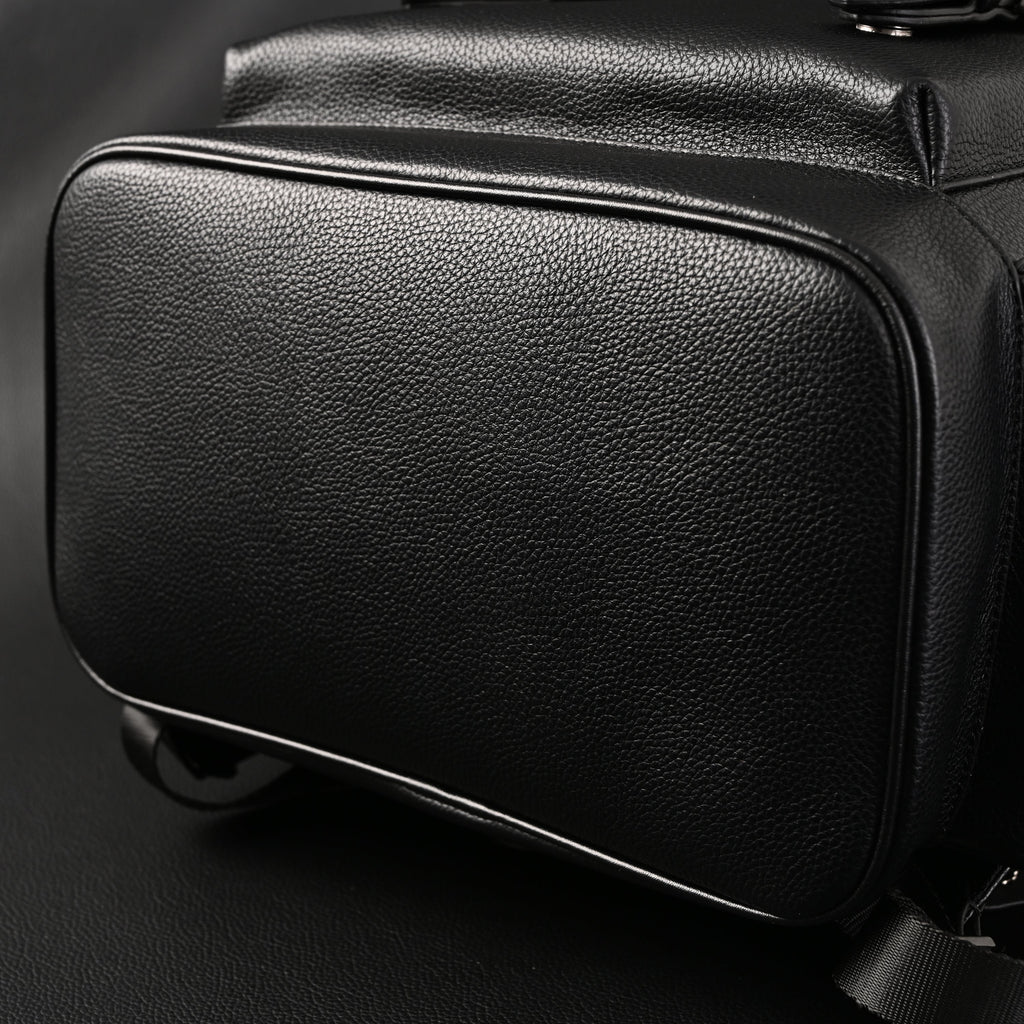 Prada Nylon & Leather Multi-Pocket Backpack ¨C Black