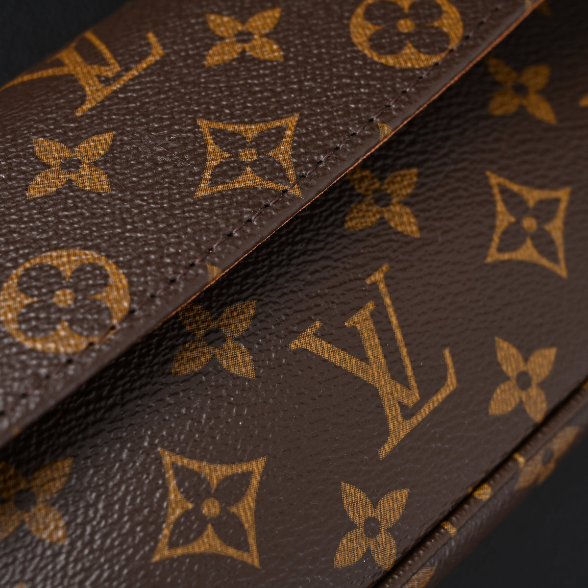Louis Vuitton F¨¦licie Pochette Monogram Canvas Chain Wallet