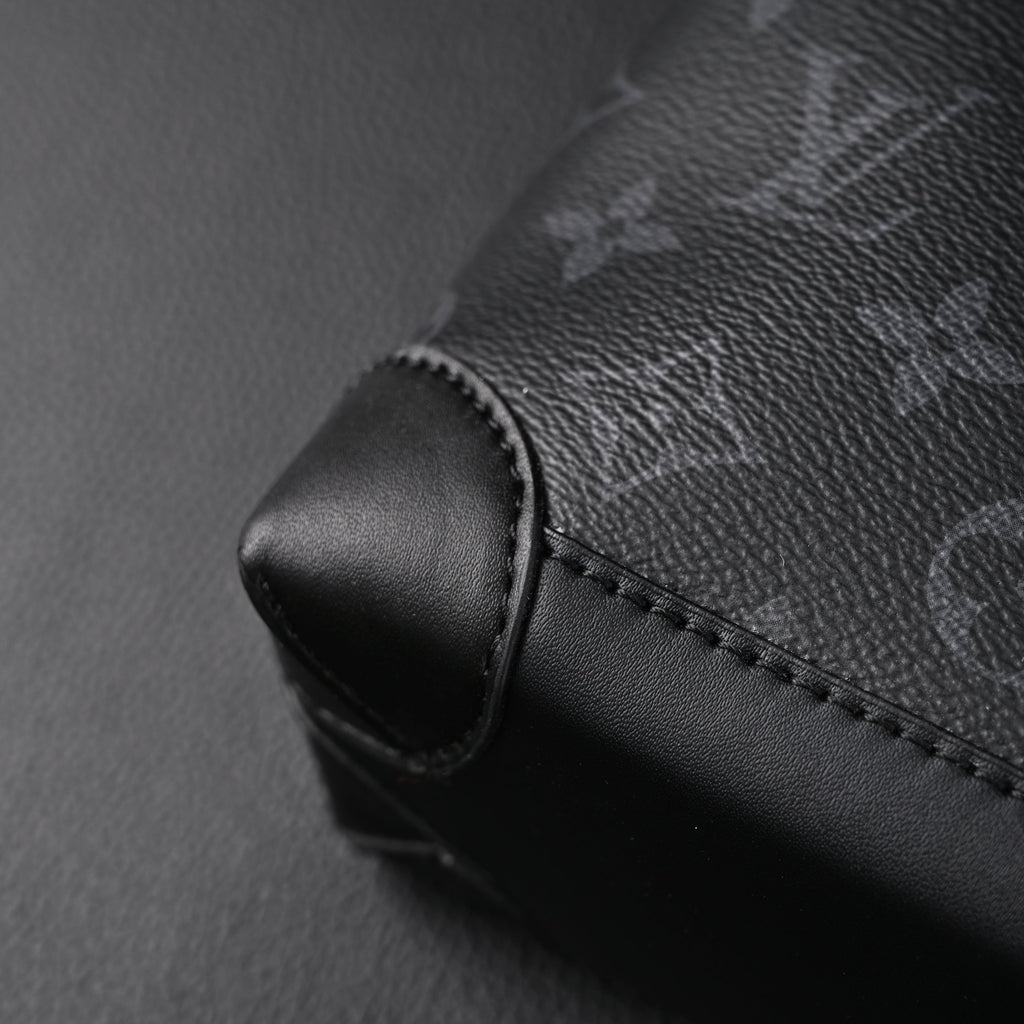 Louis Vuitton Soft Trunk Messenger ¨C Monogram Eclipse Canvas with Silver Chain