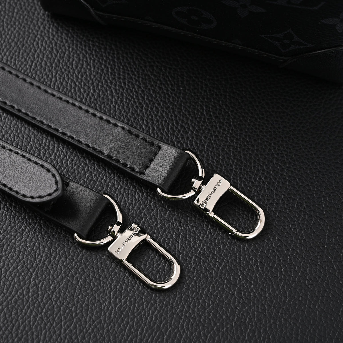 Louis Vuitton Soft Trunk Messenger ¨C Monogram Eclipse Canvas with Silver Chain
