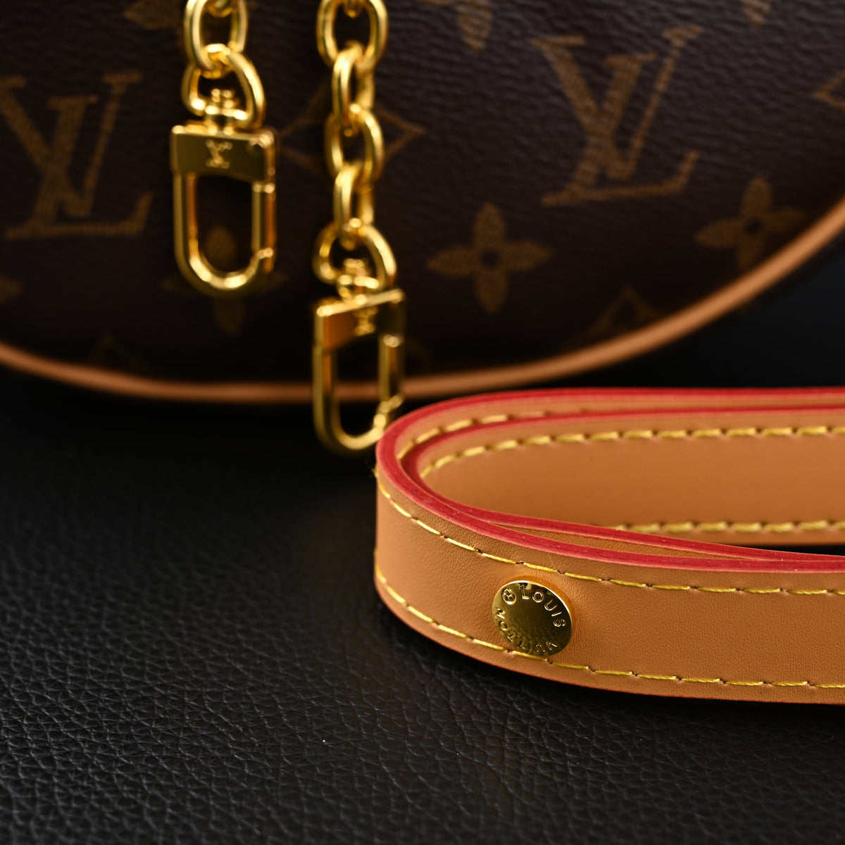 Louis Vuitton Loop Bag ¨C Monogram Canvas with Gold Chain