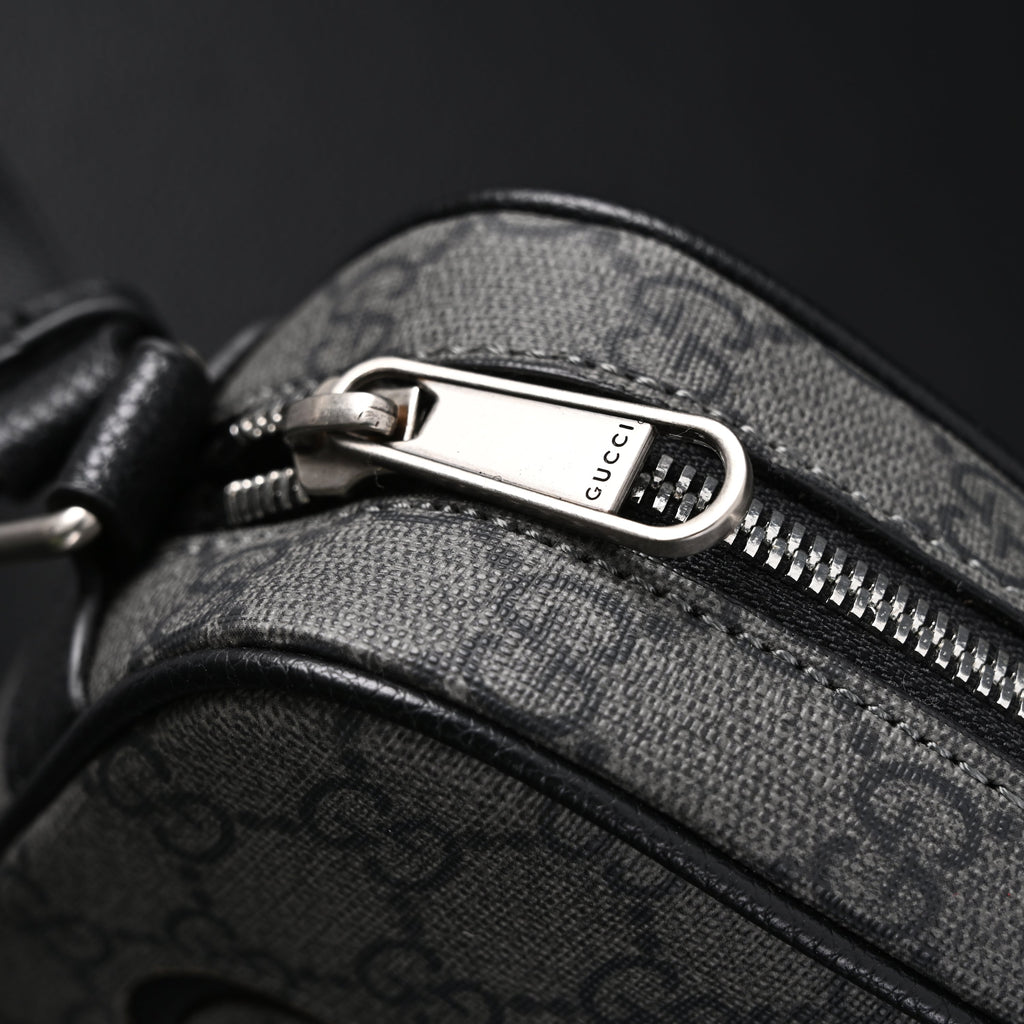 Gucci Ophidia GG Supreme Belt Bag ¨C Black/Grey Monogram