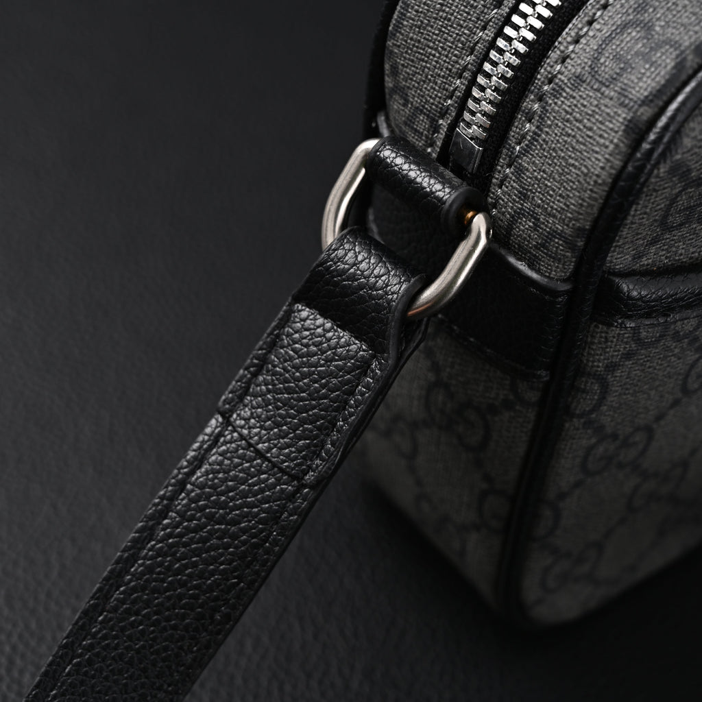 Gucci Ophidia GG Supreme Belt Bag ¨C Black/Grey Monogram