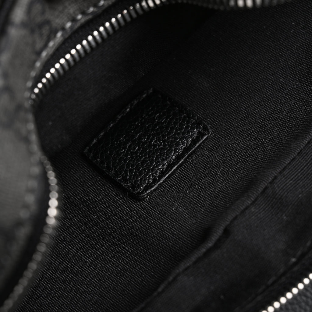 Gucci Ophidia GG Supreme Belt Bag ¨C Black/Grey Monogram