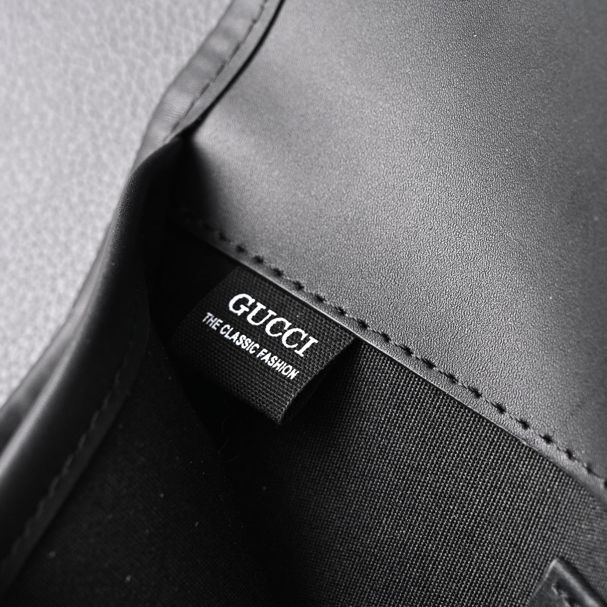 Gucci Ophidia GG Supreme Belt Bag ¨C Black/Grey with Web Strap