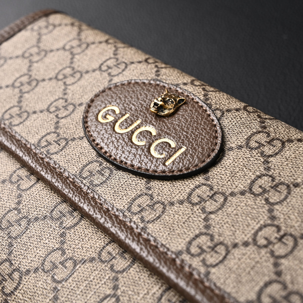 Gucci Ophidia GG Supreme Mini Belt Bag ¨C Beige/Ebony with Web Stripe