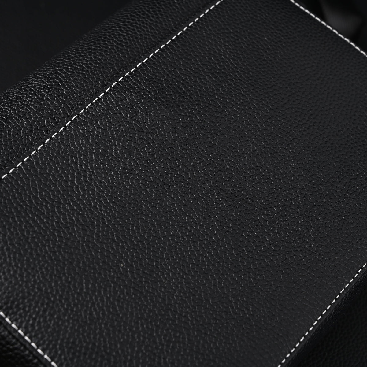 Dior Saddle Crossbody Bag ¨C Black Grained Calfskin with Silver-Tone Hardware