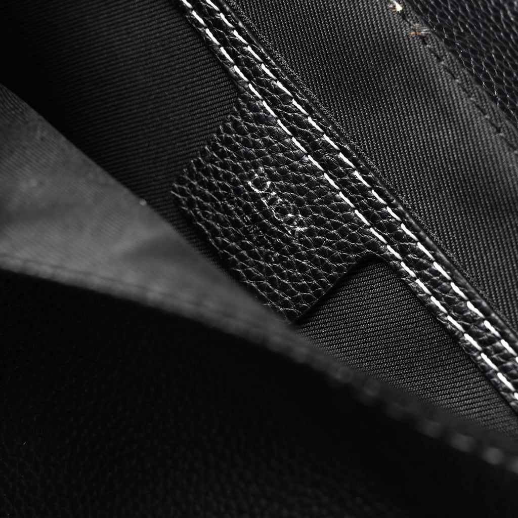Dior Saddle Crossbody Bag ¨C Black Grained Calfskin with Silver-Tone Hardware