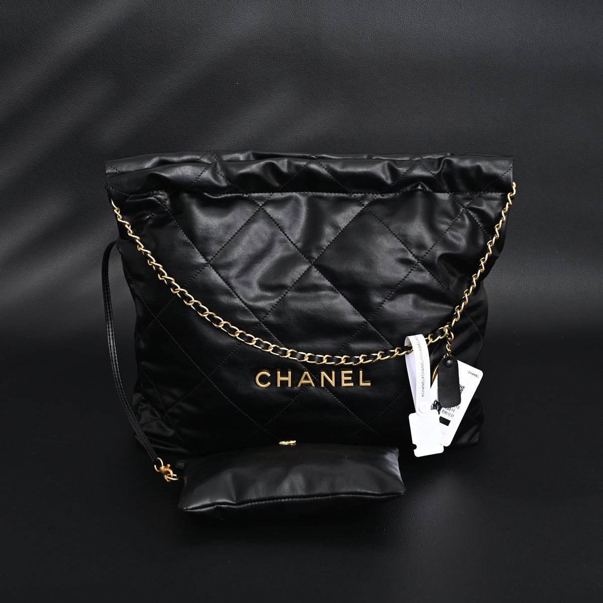Chanel 19 Flap Bag ¨C Black Quilted Lambskin with Gold & Ruthenium Hardware
