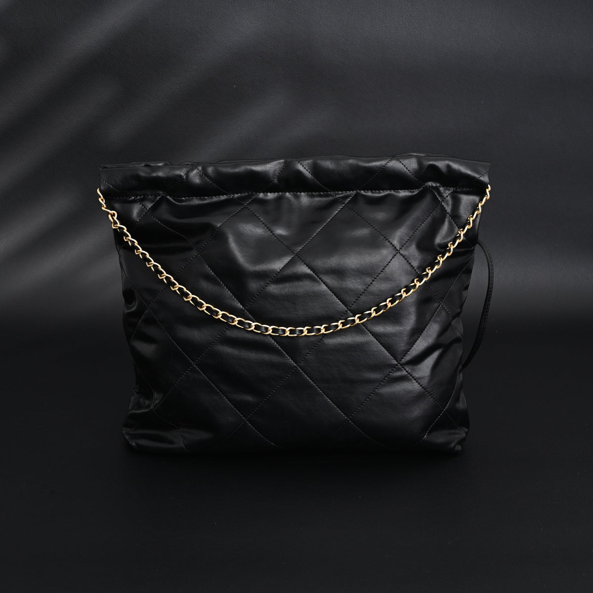Chanel 19 Flap Bag ¨C Black Quilted Lambskin with Gold & Ruthenium Hardware