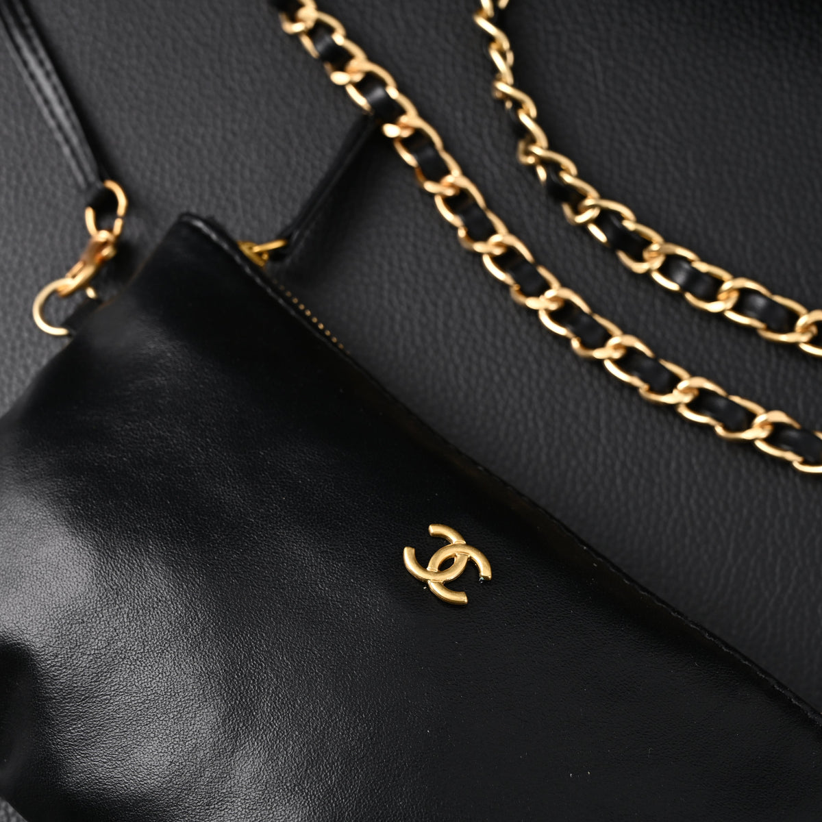 Chanel 19 Flap Bag ¨C Black Quilted Lambskin with Gold & Ruthenium Hardware