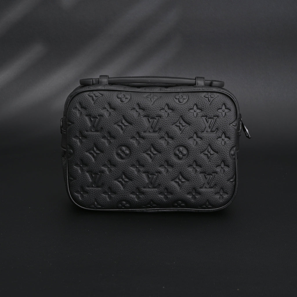 Louis Vuitton Capucines BB Top Handle Bag ¨C Black Taurillon Leather