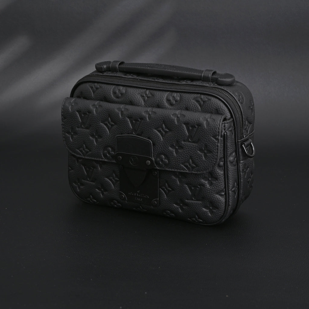 Louis Vuitton Capucines BB Top Handle Bag ¨C Black Taurillon Leather