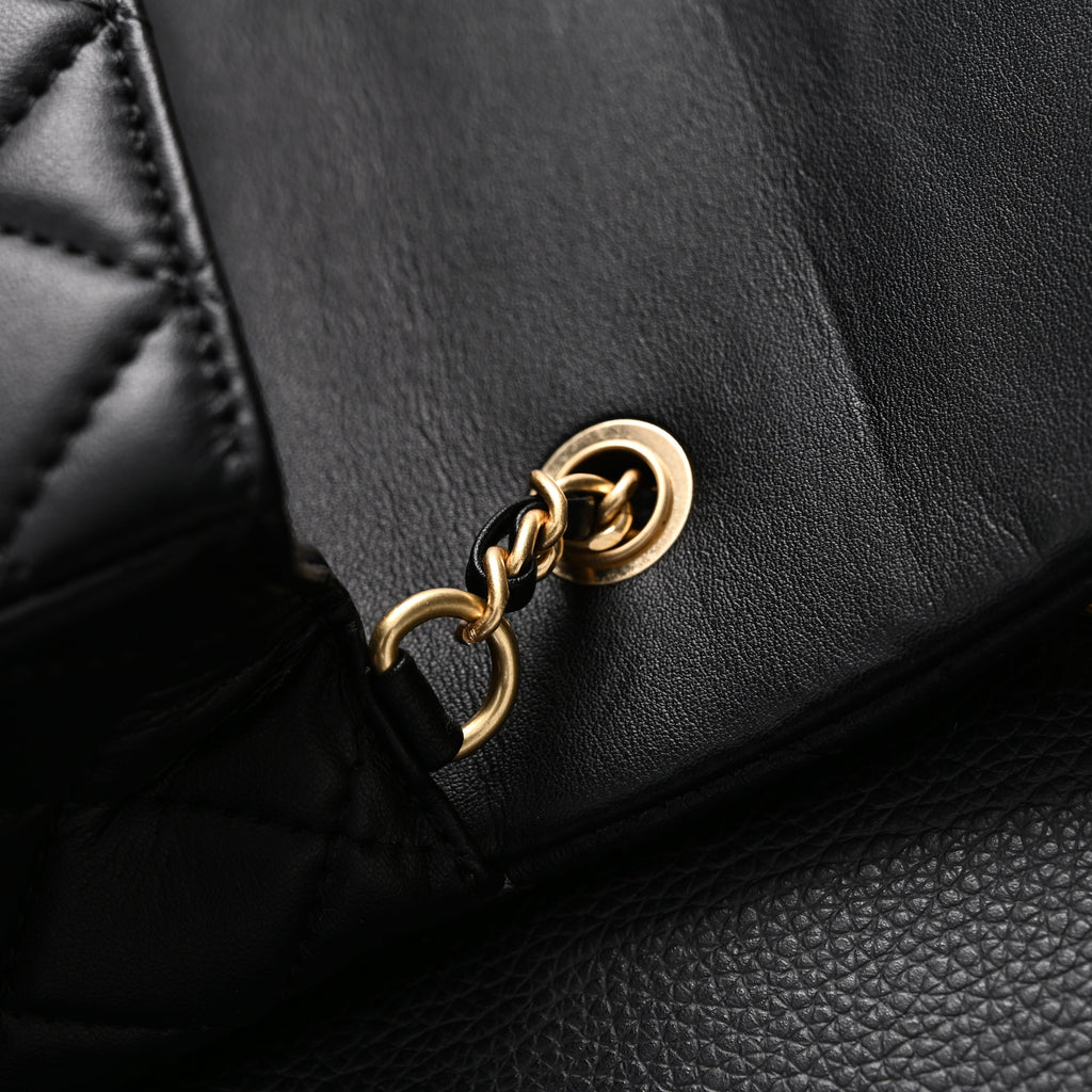 Chanel Classic Flap Mini Bag ¨C Black Quilted Lambskin with Gold-Tone Hardware