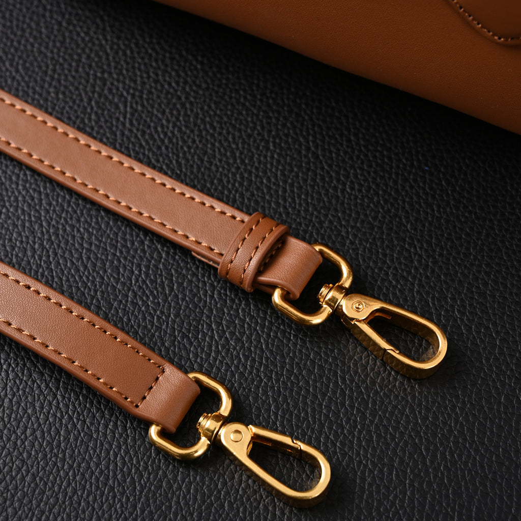 Miu Miu Leather Top Handle Satchel ¨C Caramel Brown