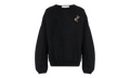 Waffle Crewneck Sweater "Vintage Black" 192HO254331F