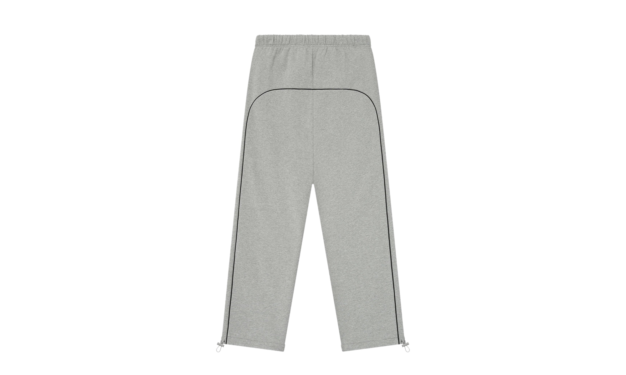 Relaxed Fleece Sweatpant With Piping "Concrete Heather / Black" 130SP258065F