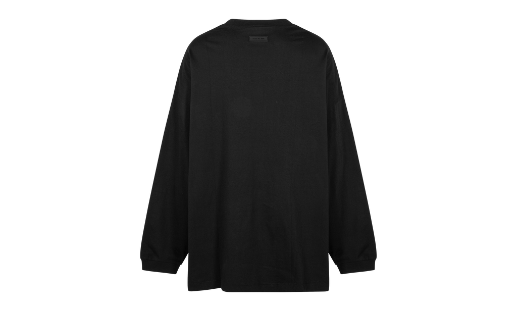 ESSENTIALS CORE L/S TEE "JET BLACK" 125BT232010F