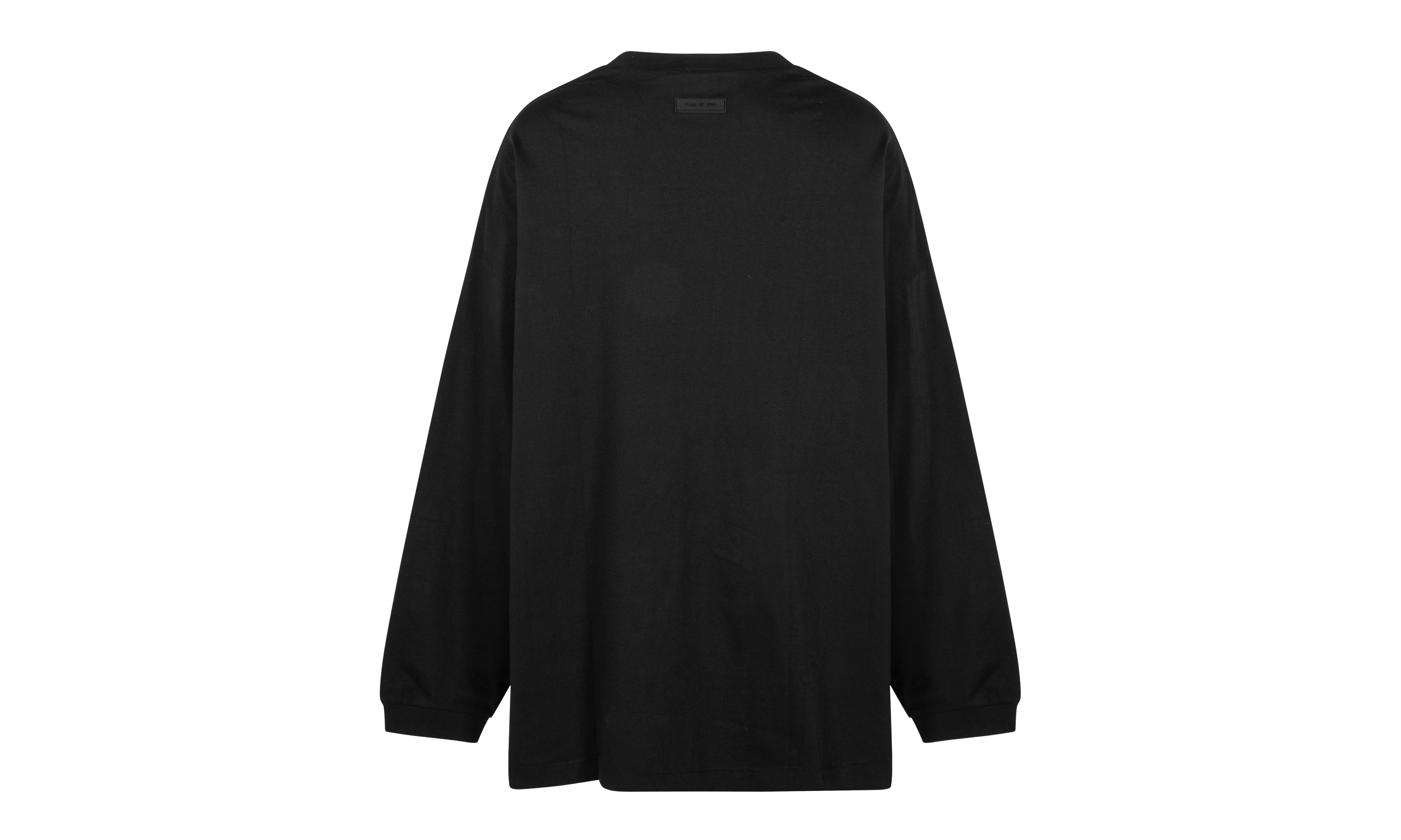 ESSENTIALS CORE L/S TEE "JET BLACK" 125BT232010F