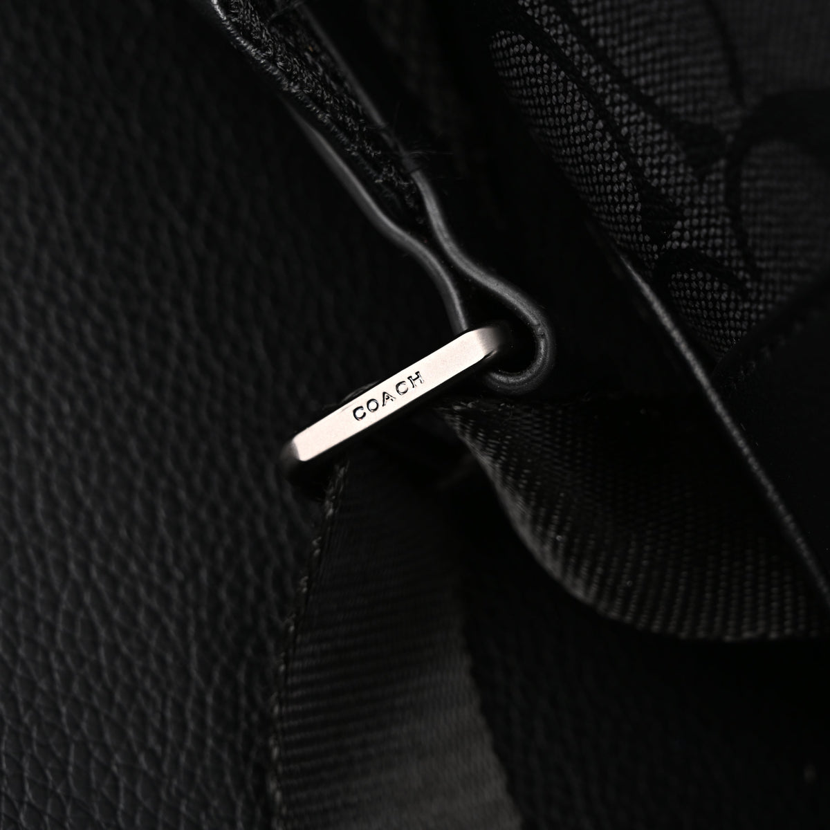 Coach West Backpack ¨C Signature Canvas in Black/Grey