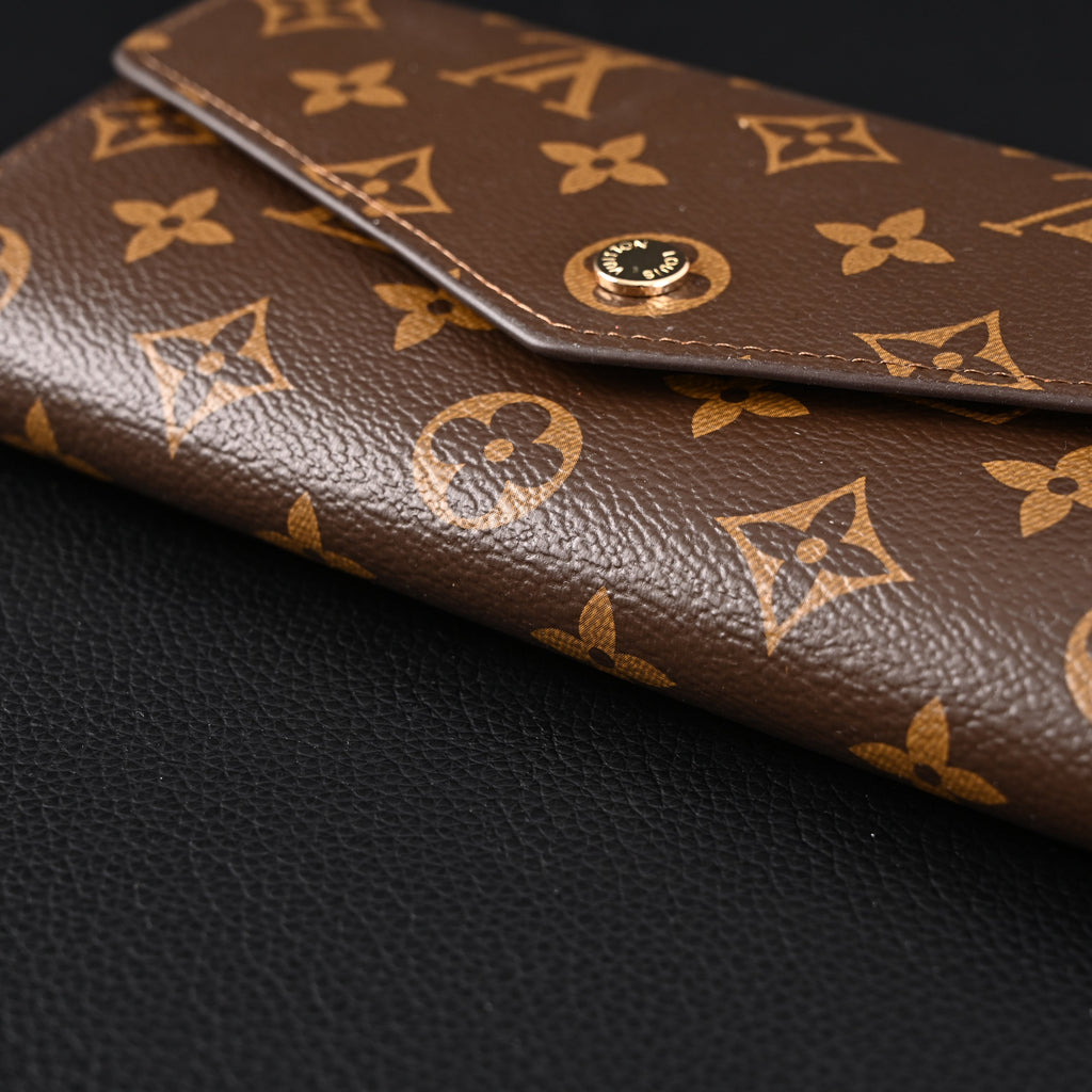Louis Vuitton Sarah Wallet ¨C Monogram Canvas Long Flap Wallet (M60531)