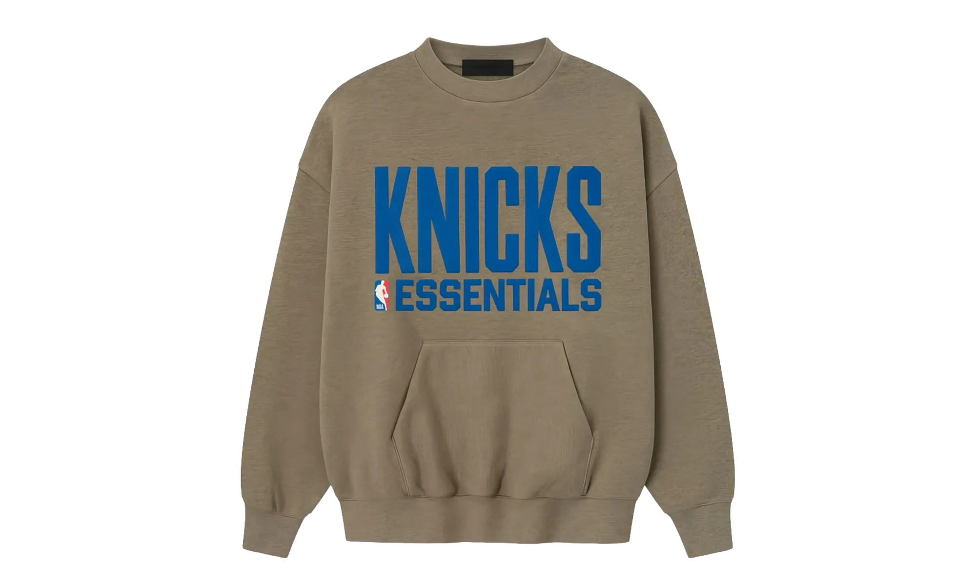 NBA Mens Knicks Sports Fit Crewneck "Homestead Heather" 192NB256508F