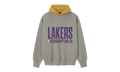 LAKERS SPORTS FIT HOODIE "CONCRETE HEATHER / CANYON" 192NB256405F