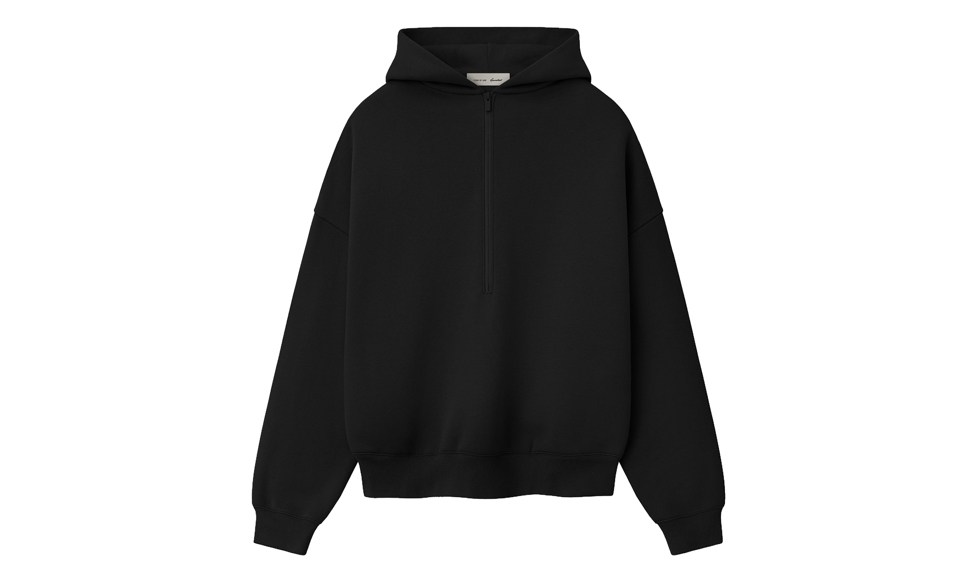 Property Lounge Half Zip Hoodie "Black" 192SP266911F