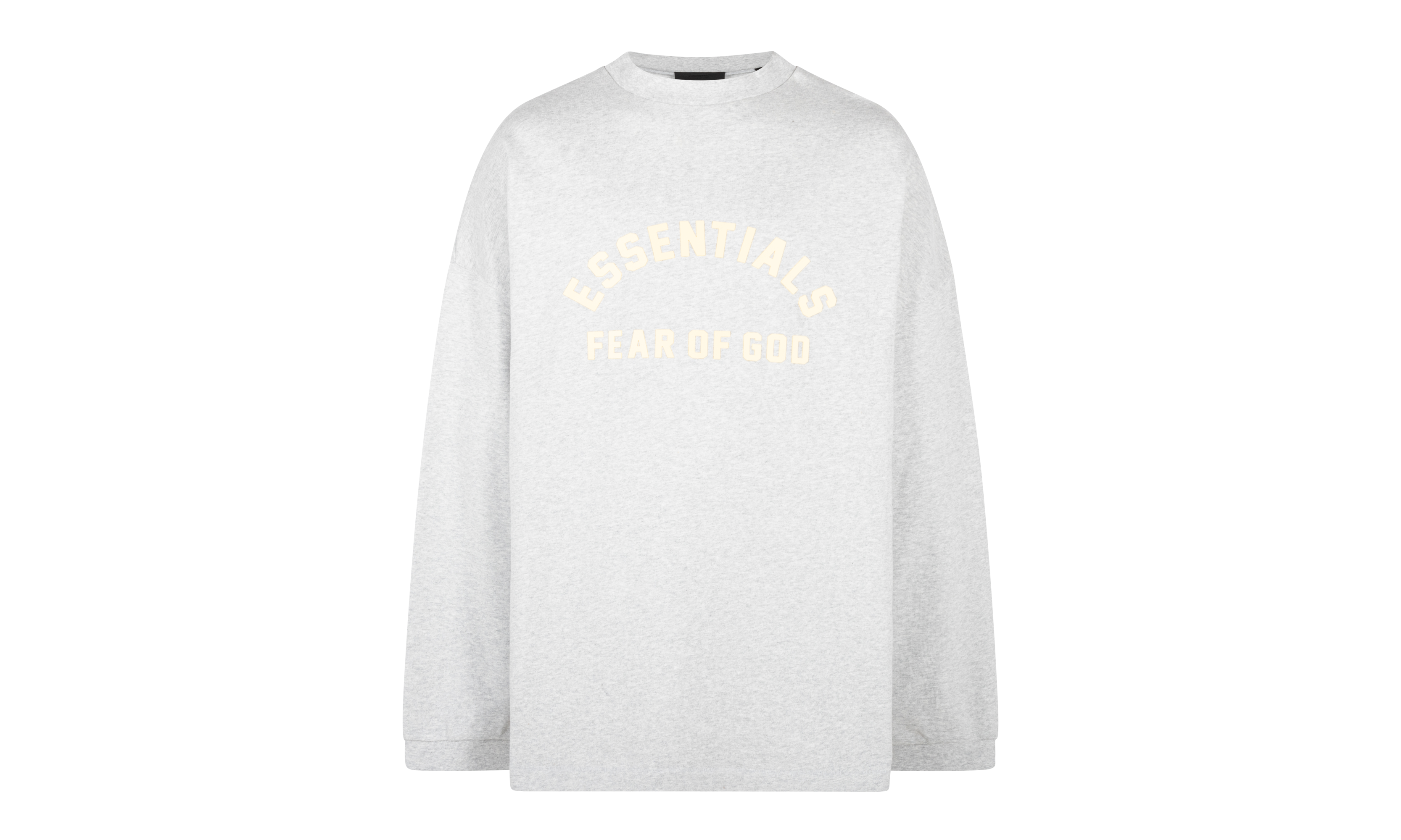 HEAVY JERSEY LS TEE "LIGHT HEATHER GREY" 125SP242016F