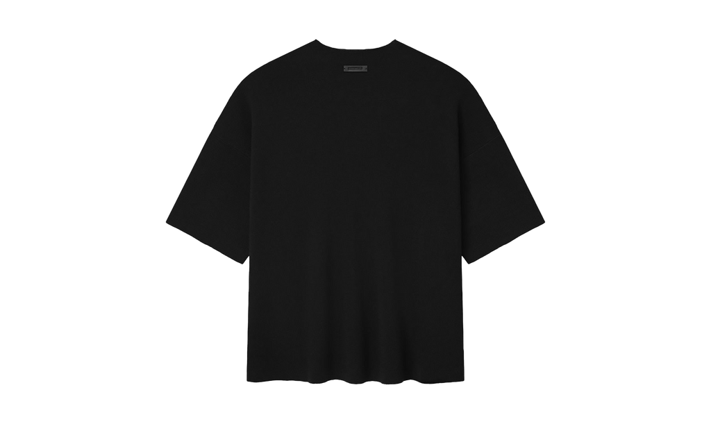 Merino SS Sweater Tee "Jet Black" 192SP256480F