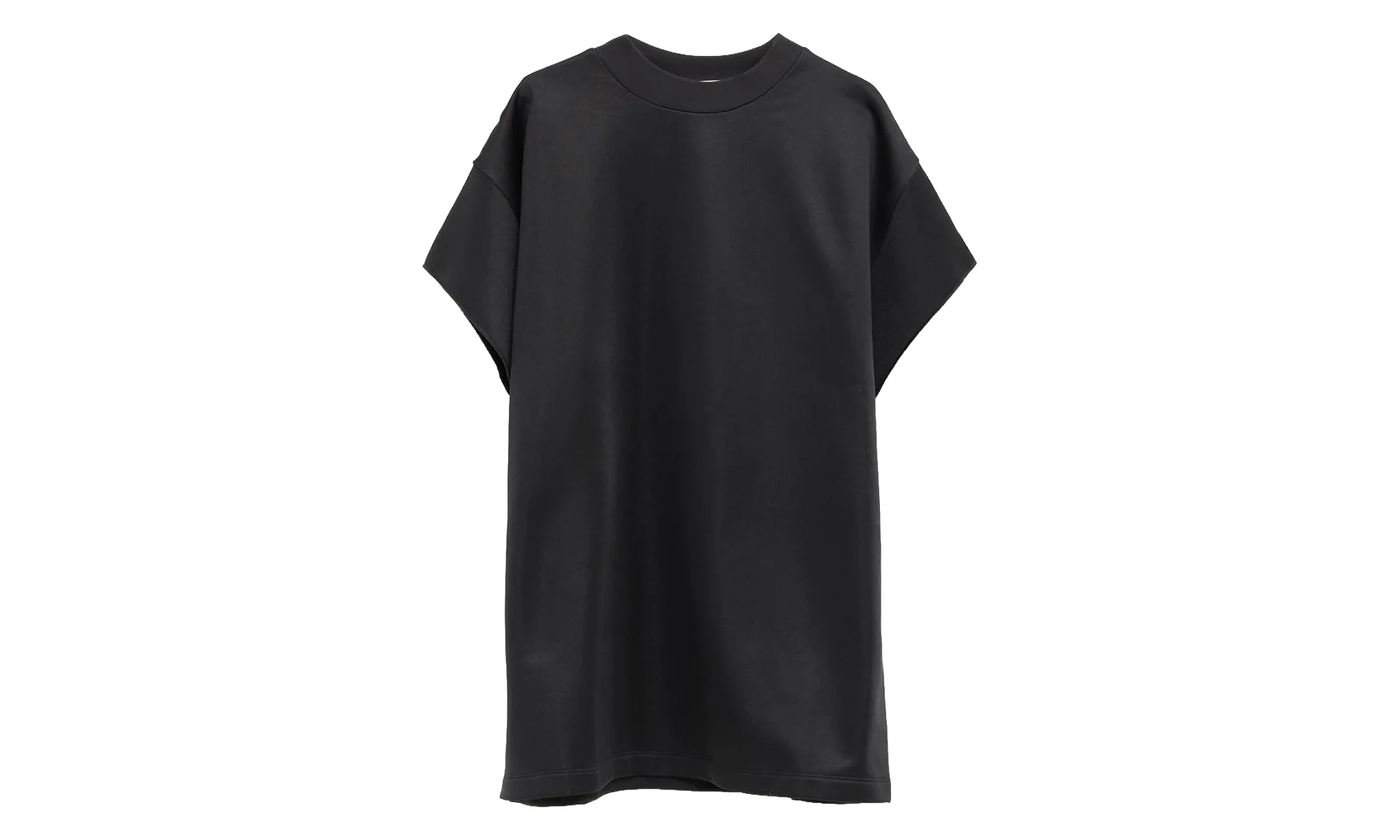 Satin Fleece 90's Muscle Tee "Vintage Black" 192HO256881F