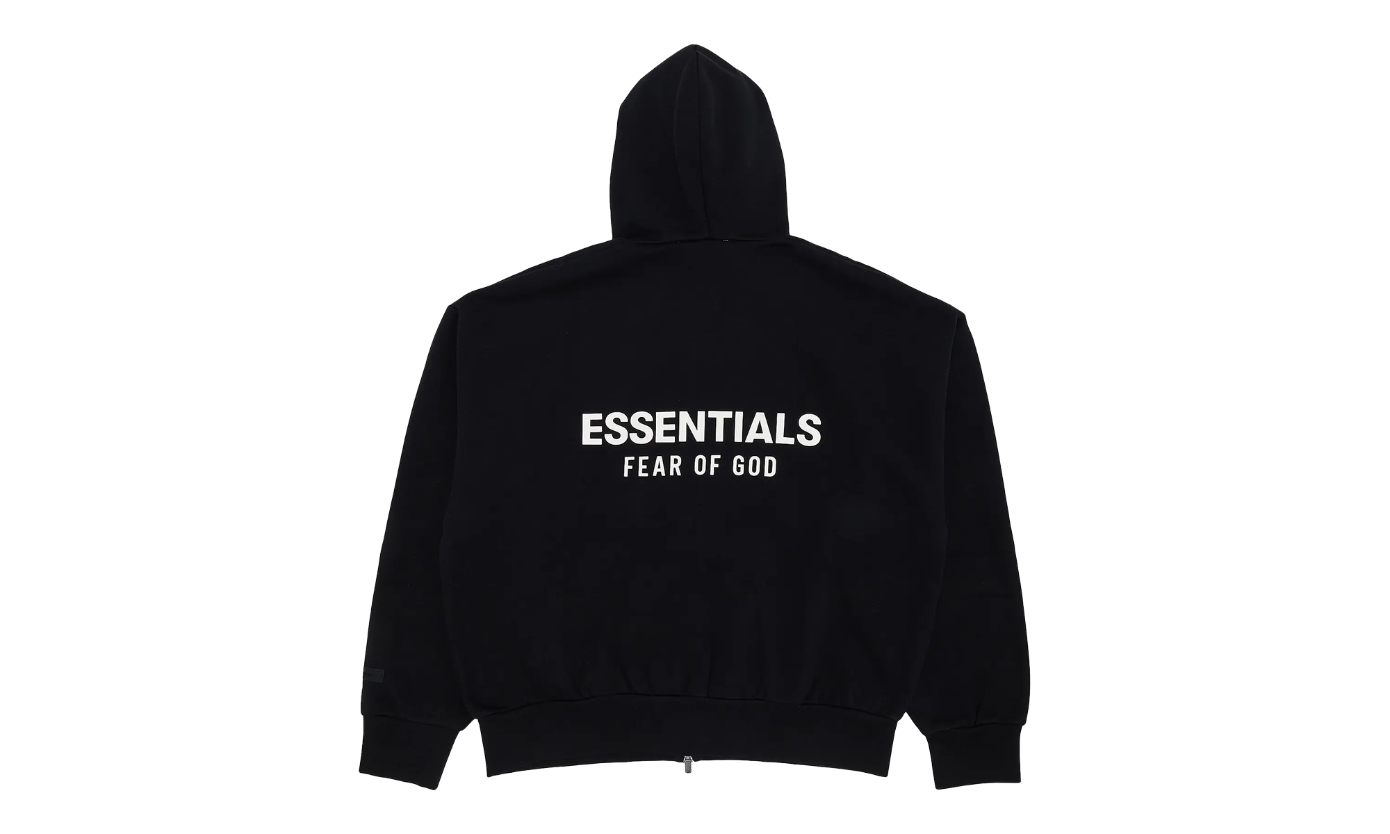 CLASSIC FLEECE ZIP UP HOODIE "JET BLACK" 192AS254780F